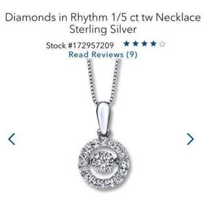 Diamond in rhythm necklace